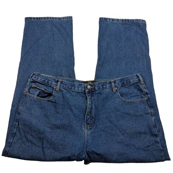 Redhead Men's Straight Leg Jeans Size 42 X 30 Flannel Lined Medium Wash - Picture 1 of 7